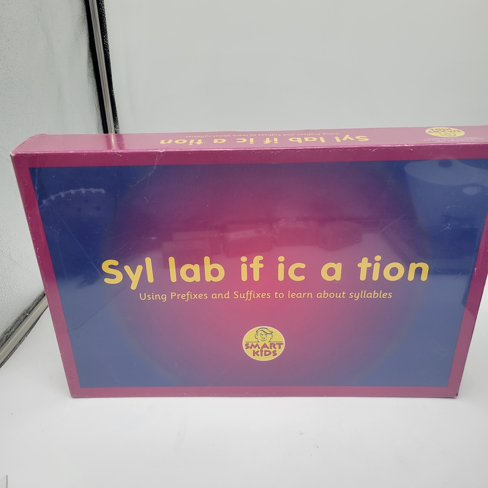 Homeschooling Syllabification Game Prefix Root Word Suffix Learning RARE NEW
